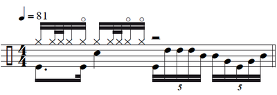 Groove-Notation 0:17-0:21