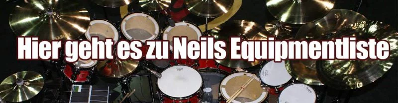 Equipment Neil Peart (Snakes and Arrows 2007)