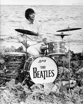 Drums on the Beach: Ringo Starr während der Dreharbeiten zum Film 