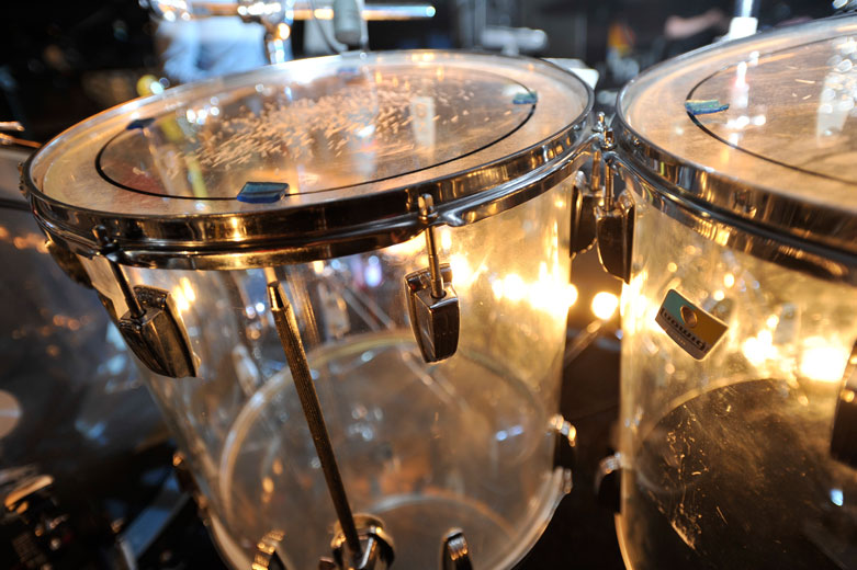 Noch immer Exoten: Schlagzeuge aus Acryl. © Getty Images