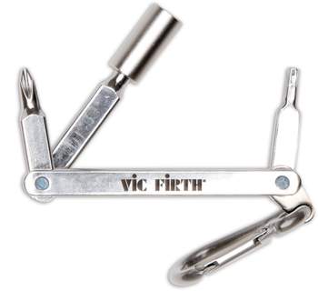 Mit dem Multi-Tool Vickey 3 ist man für jeden Notfall gewappnet. © Vic Firth 