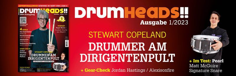 DrumHeads!! Ausgabe 1/2023